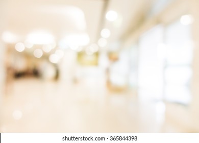 Abstract blur hospital interior for background