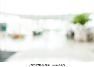 Abstract Blur Hospital Interior For Background