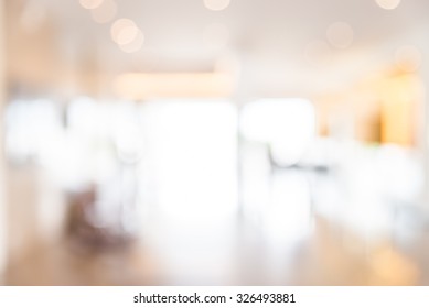 Abstract Blur Hotel Lobby Background