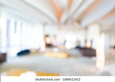 Abstract Blur Hotel Lobby Interior Background Stock Photo 1689611413 ...