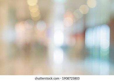 abstract blur image background of shopping mall with light bokeh and flare light bulb - Powered by Shutterstock