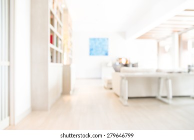 Abstract Blur Interior Background