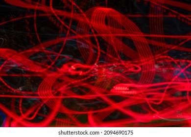 Abstract blur lights night in the city background.