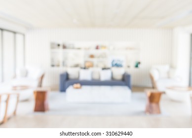 Abstract Blur Living Room Background