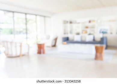 Abstract Blur Living Room Background