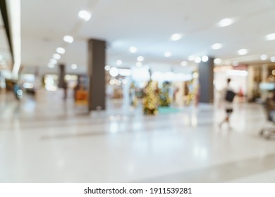 abstract blur luxury shopping mall and retail store for background