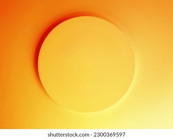 Abstract blur orange circle light effect background