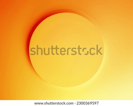 Abstract blur orange circle light effect background