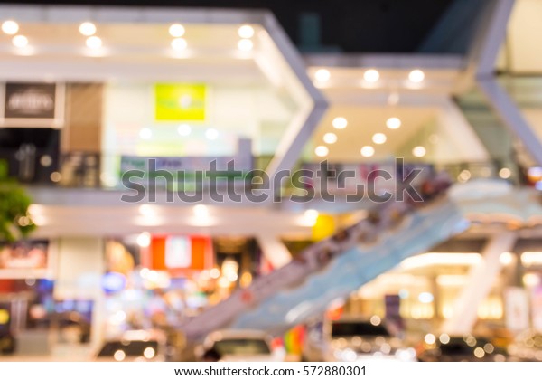 abstract\
blur outdoor in shopping mall for\
background