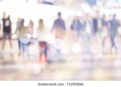 Abstract Blur People Background