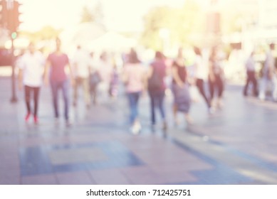 Abstract Blur People Background Stock Photo (Edit Now) 712425751