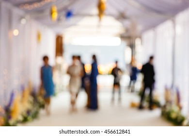 Abstract Blur People In Party, Sociability Lifestyle Concept