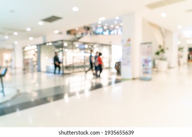 abstract blur shop and retail store in shopping mall for background