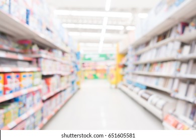 Blurred Food Drink On Shelf Super Stock Photo 1757828375 | Shutterstock