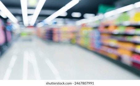 Abstract blur supermarket and retail stores in shopping center as background. - Powered by Shutterstock