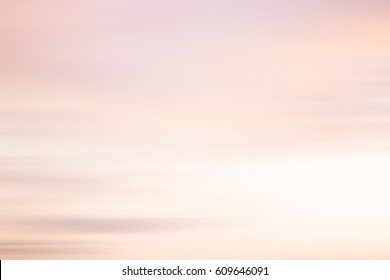 Abstract Blur Sweet Bright Background Of Calm Nature Landscape With Lens Flare Light