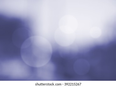 Abstract Blur View Nature Sky Blue, Circle Bokeh Background. Bokeh Defocused Lights And Shadow ,Blur Dark Tone Multicolor Light