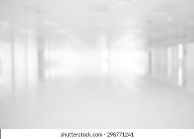 Abstract Blur White Room  For Background