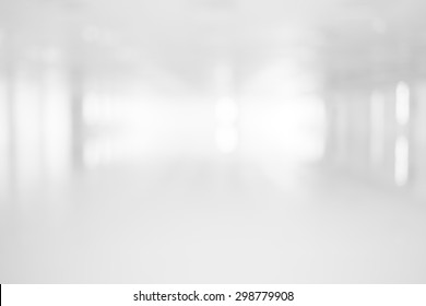 Abstract Blur White Room  For Background