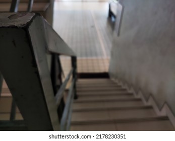 Abstract blurred background of Cream Colored Downstairs 