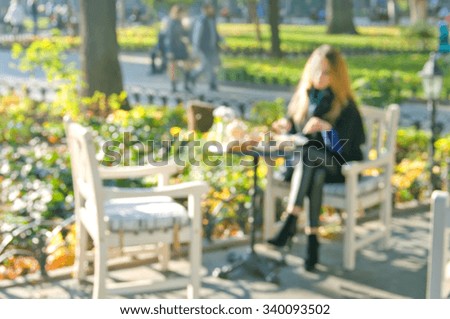 Similar – Foto Bild Boxhagener Platz (Frühlingstag)