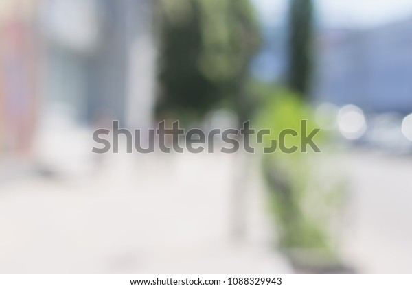 Abstract blurred\
background of a day\
city