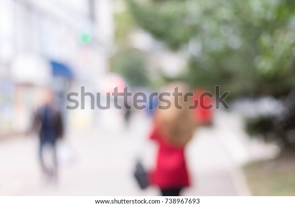 Abstract blurred\
background of a day\
city