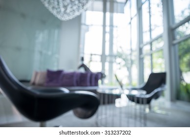 Abstract Blurred Background Hotel Luxury Lobby