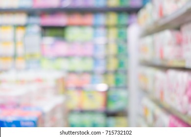 Abstract blurred background. Abstract blurred background in store.