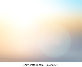 Abstract blurred beautiful autumn sunrise background