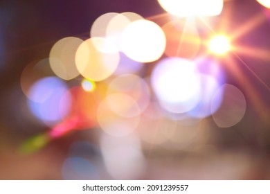 Abstract blurred bokeh with emotion splash light