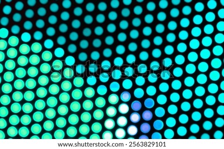 Abstract blurred circle lights panel background. Holiday decorations. Pattern for design.