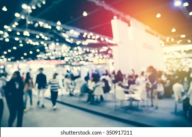 abstract blurred event with people for background - Shutterstock ID 350917211