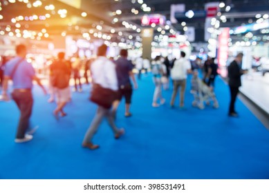 abstract blurred event with people for background - Shutterstock ID 398531491
