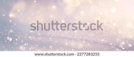 Abstract blurred glitter effects background. Christmas background