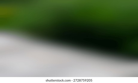 Abstract blurred gradient background, diagonal green and white. Web banner. For design.