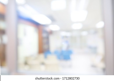 Abstract blurred hospital and clinic interior for background                 - Shutterstock ID 1712802730