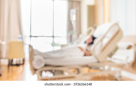 Abstract blurred image of Patient on hospital bed for background usage. - Powered by Shutterstock