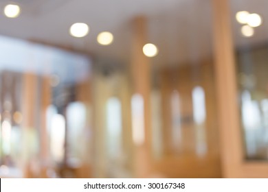 abstract blurred light interior room defocused background