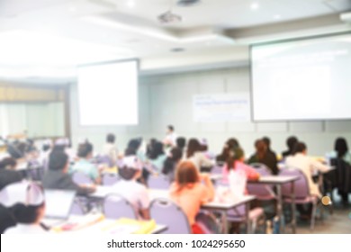 Abstract Blurred Medical Student,nurse, Forum Meeting Conference Training Learning Coaching Concept, Blurred Background