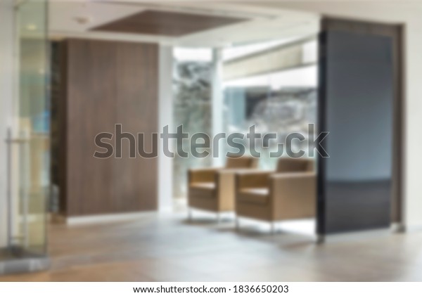 Abstract blurred\
modern office interior\
Great soft focus background to attach any\
business models in\
front.