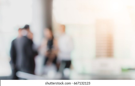 Abstract blurred office interior space background - Business concept - Shutterstock ID 667132123