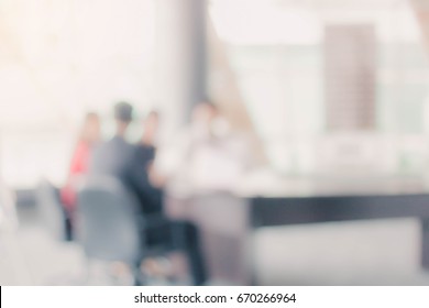 Abstract blurred office interior space background - Business concept - Shutterstock ID 670266964