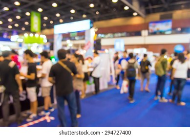 Abstract of blurred people walking in shopping centre. - Shutterstock ID 294727400