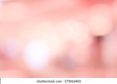 Abstract Blurred Pink And Coral Colorful Background.