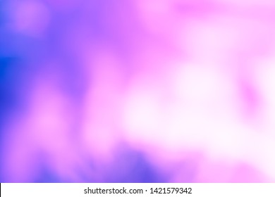 Abstract Blurred Purple Pink And Blue Neon Gradient Background. Very Peri Xolor Mix Design Backdrop