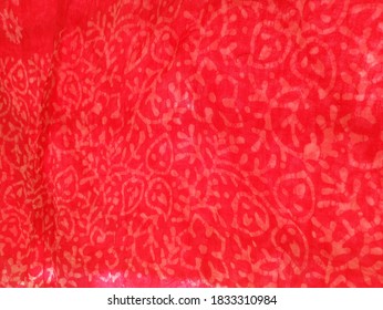 Abstract Blurred Red fabric background and texture.  - Shutterstock ID 1833310984