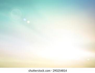 Abstract Blurred Sand On Beautiful Beach Background.