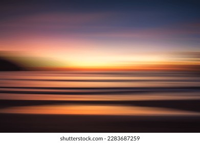 Abstract blurred seascape of colorful sunset over the ocean. - Powered by Shutterstock - Get 15% off with code: PIKWIZARD15