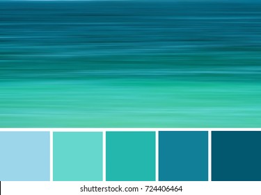 Abstract Blurred Shapes Turquoise Dark Blue Stock Photo 724406464 ...